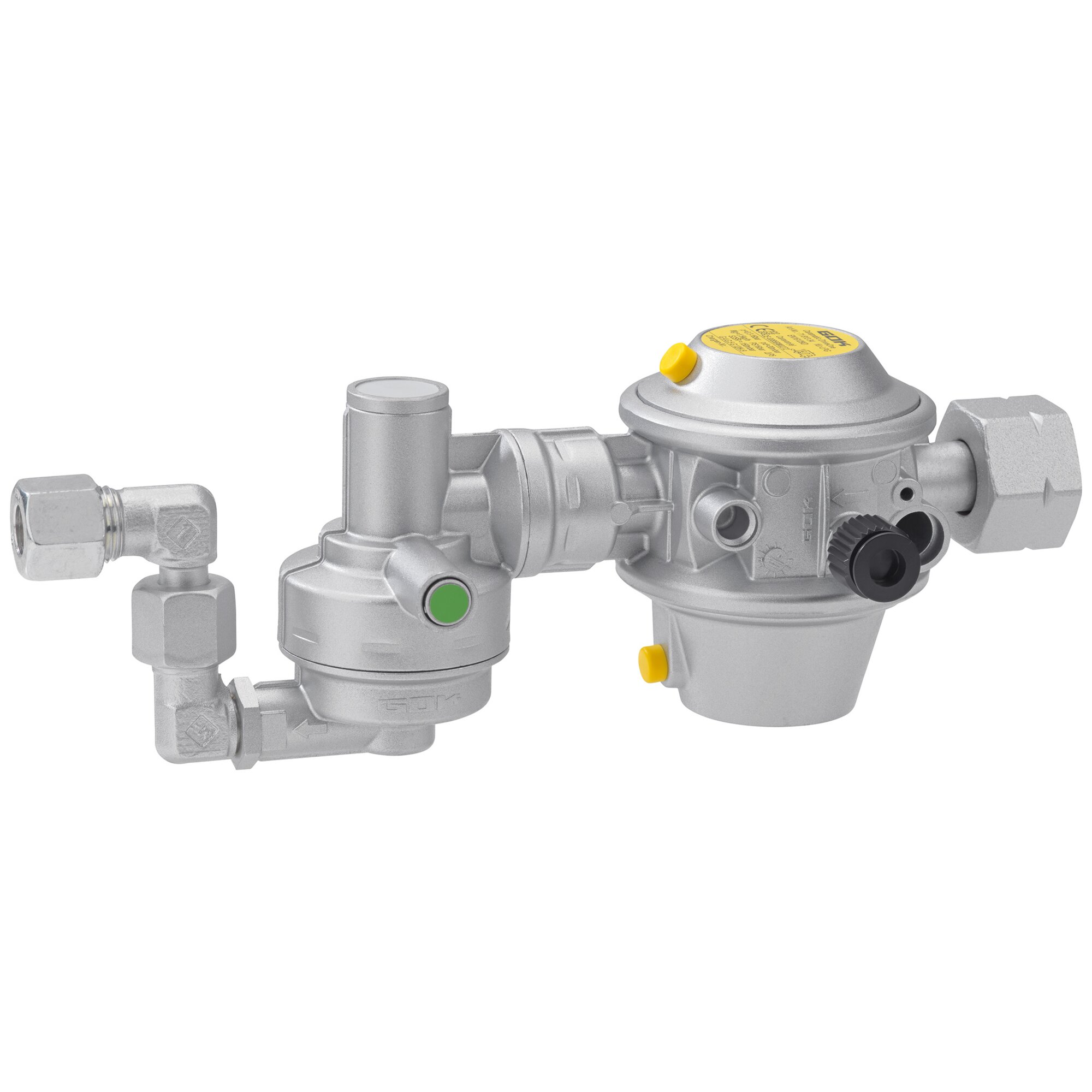 Gasdruck-Regelanlage Caramatic DriveOne Gastank, für Gasbehälter mit Tankplatte 105°