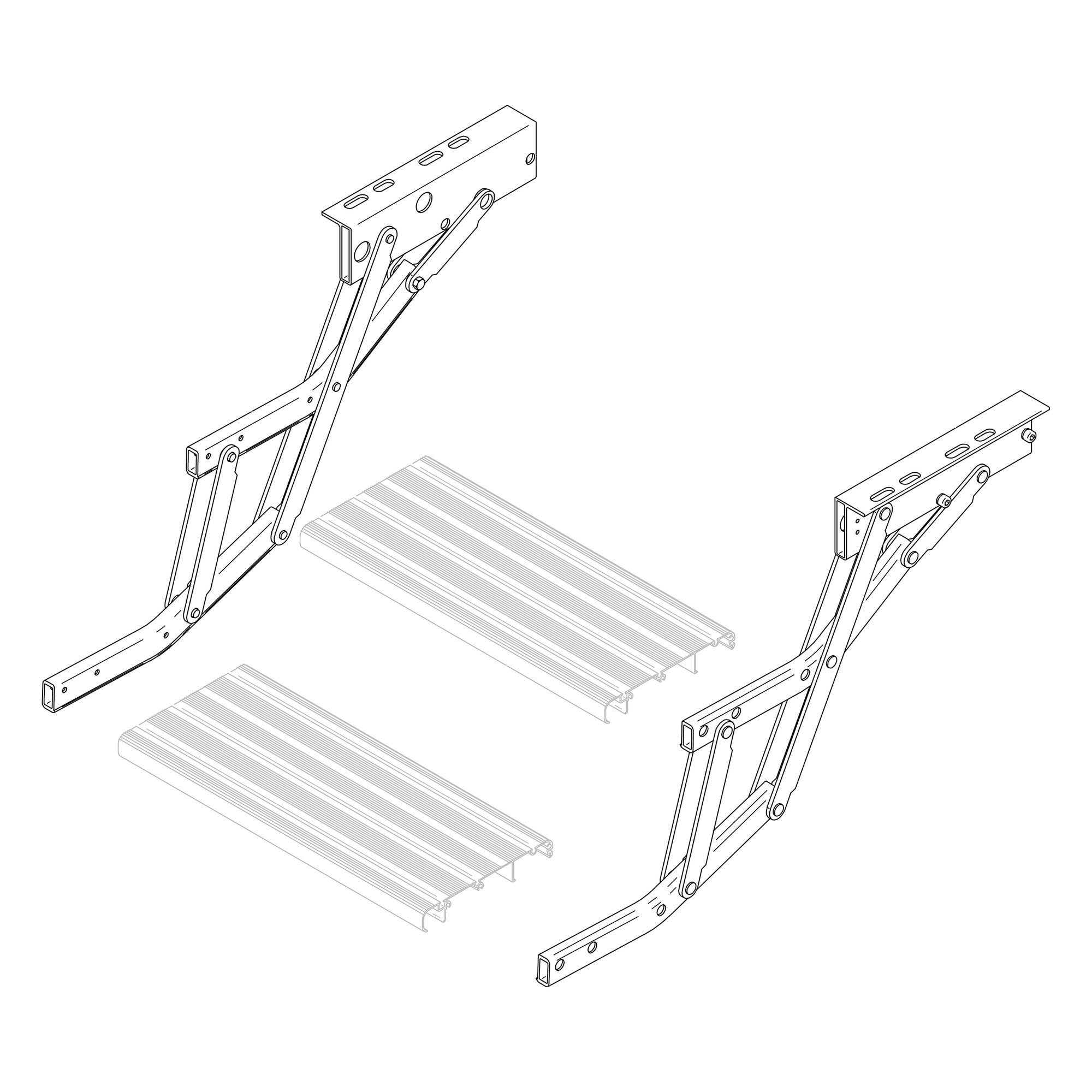 Schere Thule Double Step, links