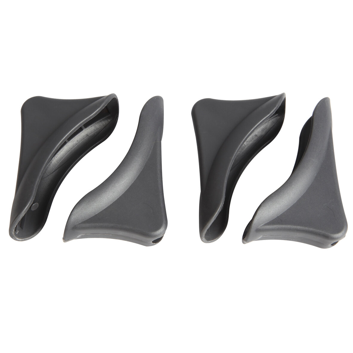Bodenschoner anthrazit , 4er-Set
