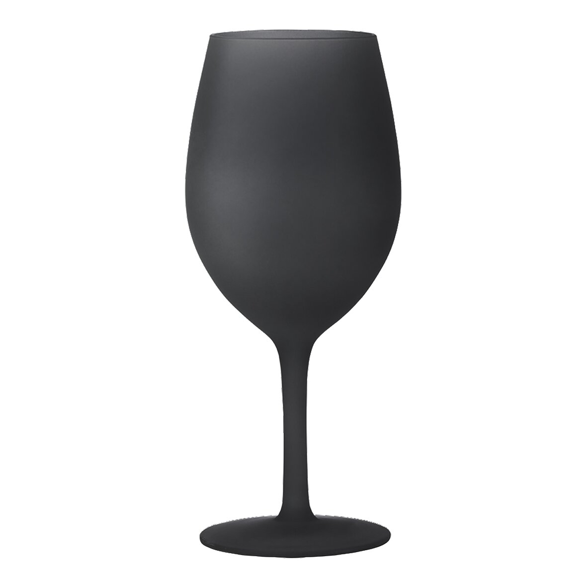 Trinkglasset Satin, schwarz, Weinglas