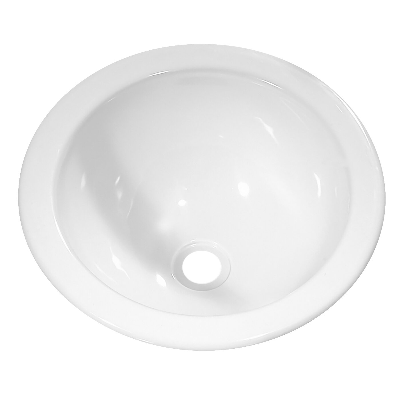 Einlegemulde rund, 290 mm, weiß