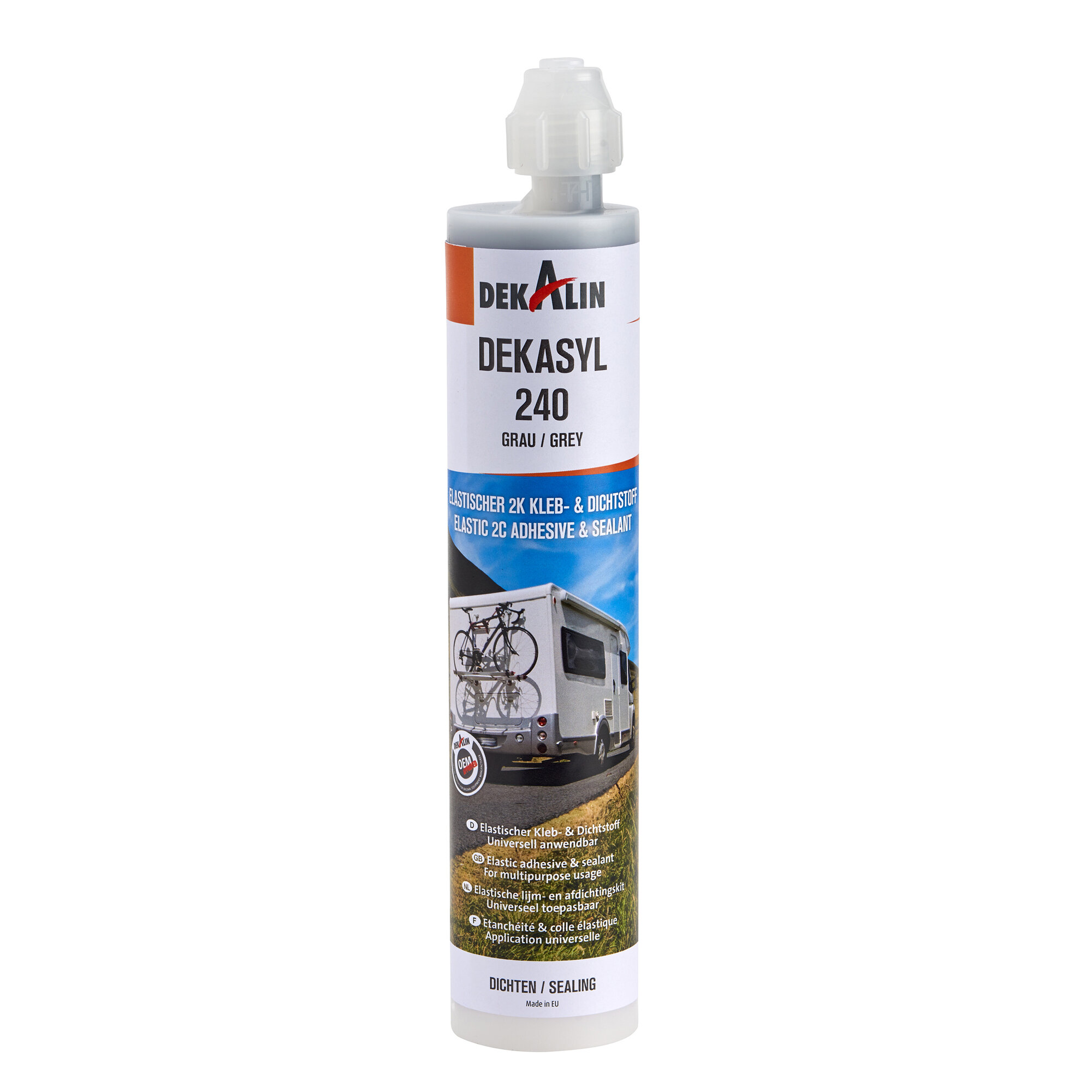 2-Komponenten-Klebstoff DEKAsyl 240, grau, 250 ml