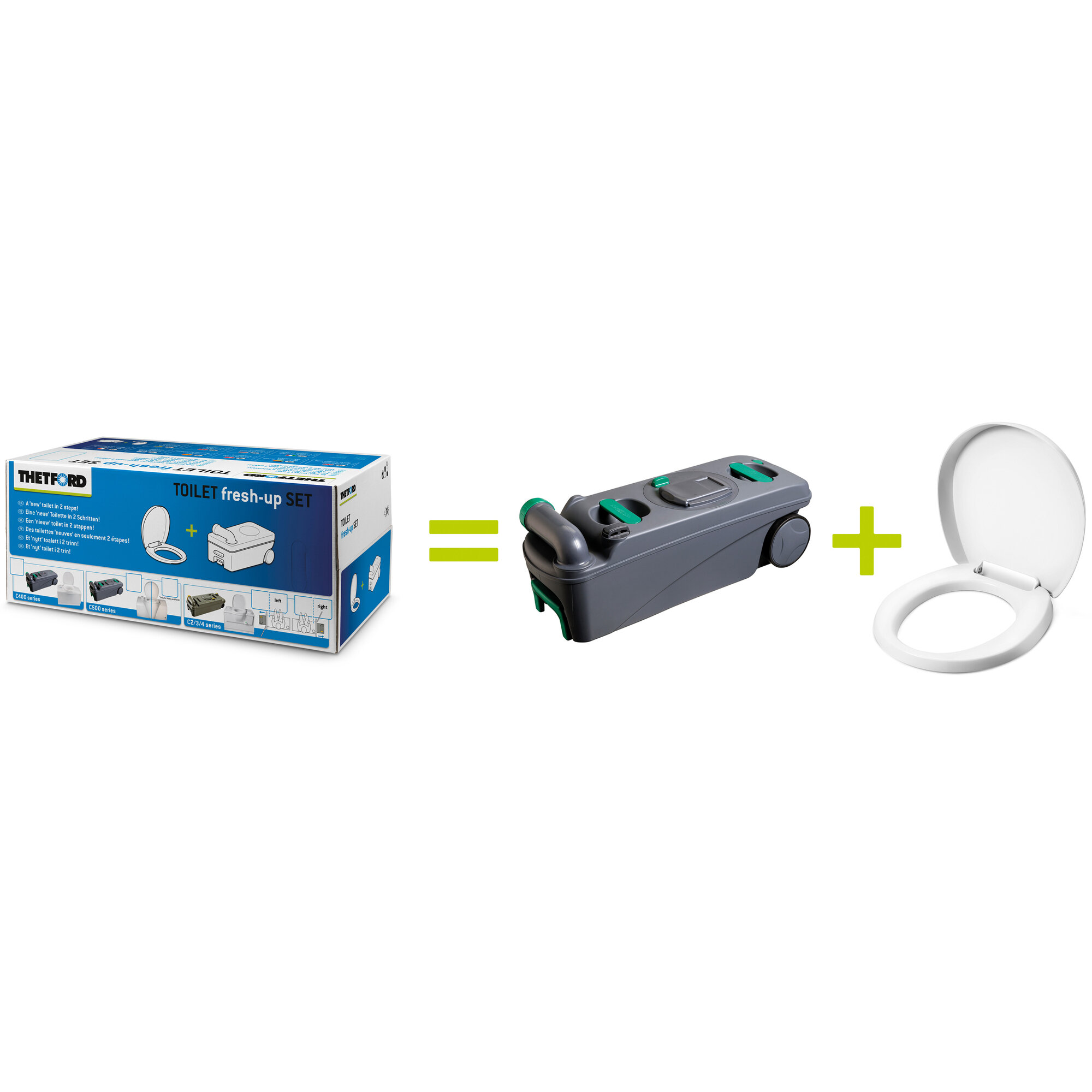 Fresh-Up-Set für Campingtoilette C500 Serie Standard