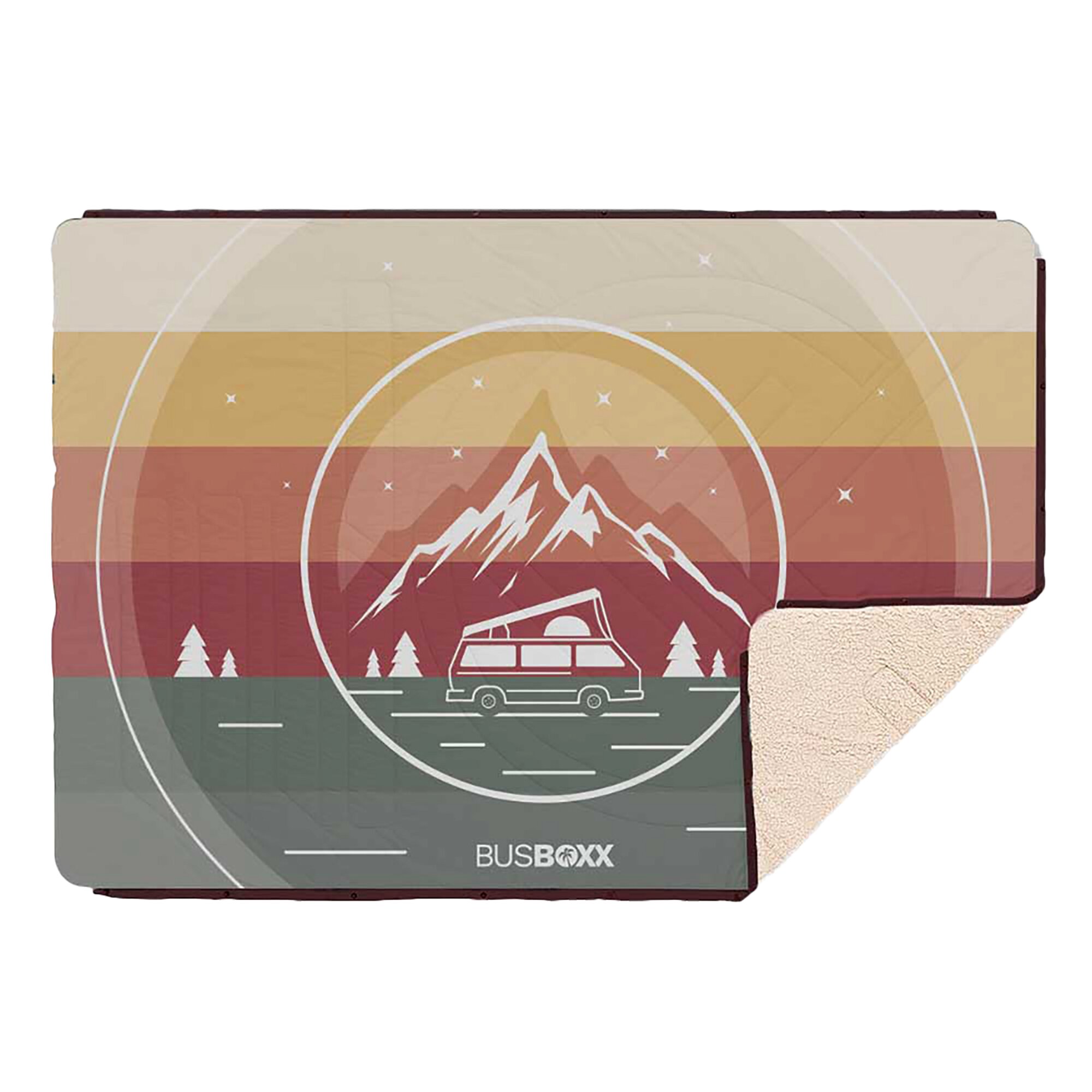 Schlafdecke PillowBlanket™, Red Stripe