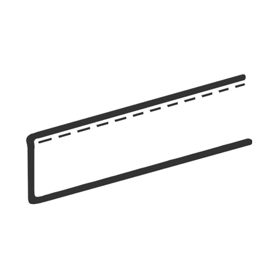 Einzugskeder für Frontblende, 3 m