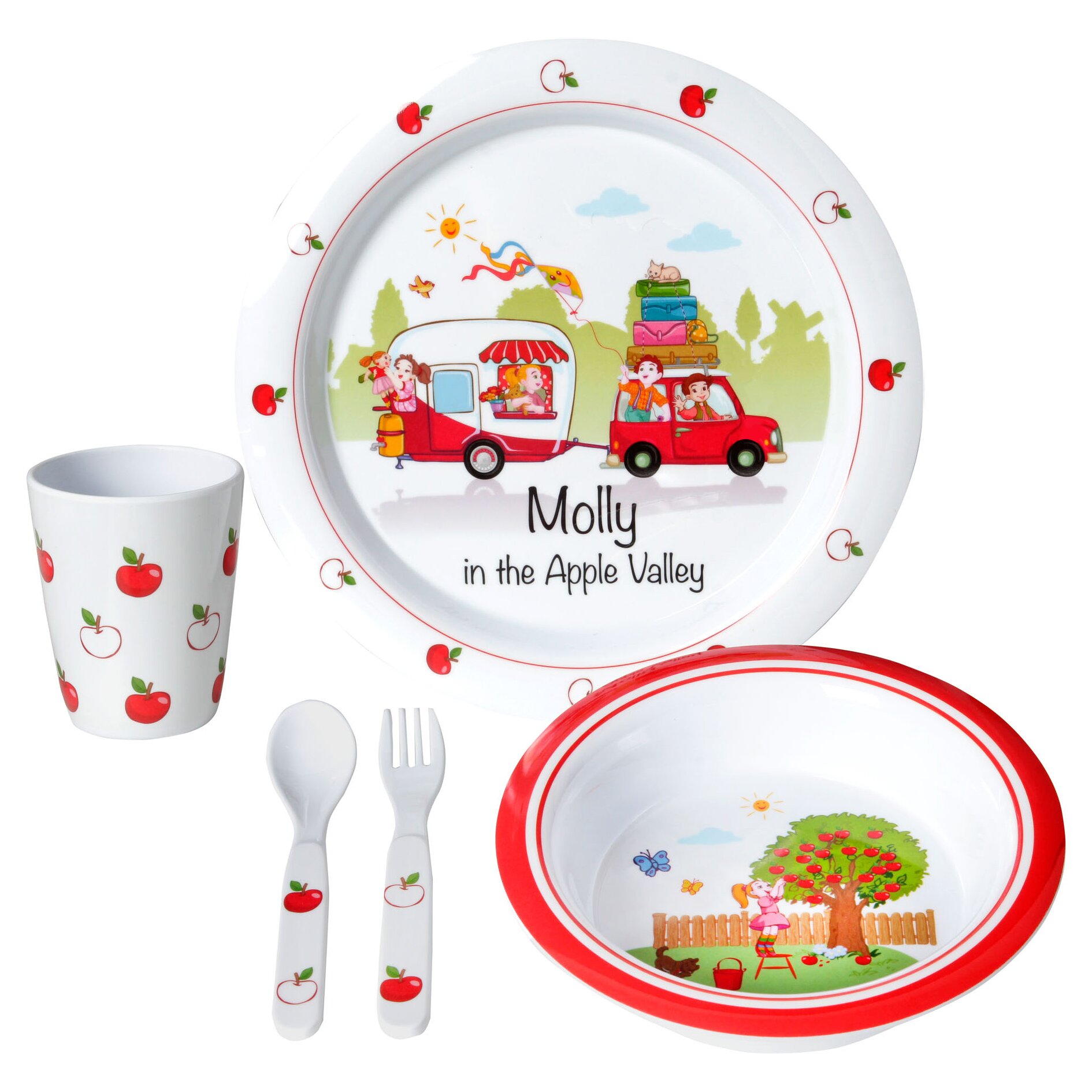 Geschirrset Molly, 5-teilig