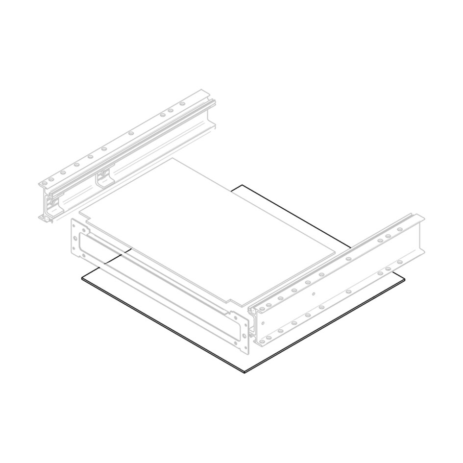 Untere Gehäuseplatte Thule Slide-Out Step, 550
