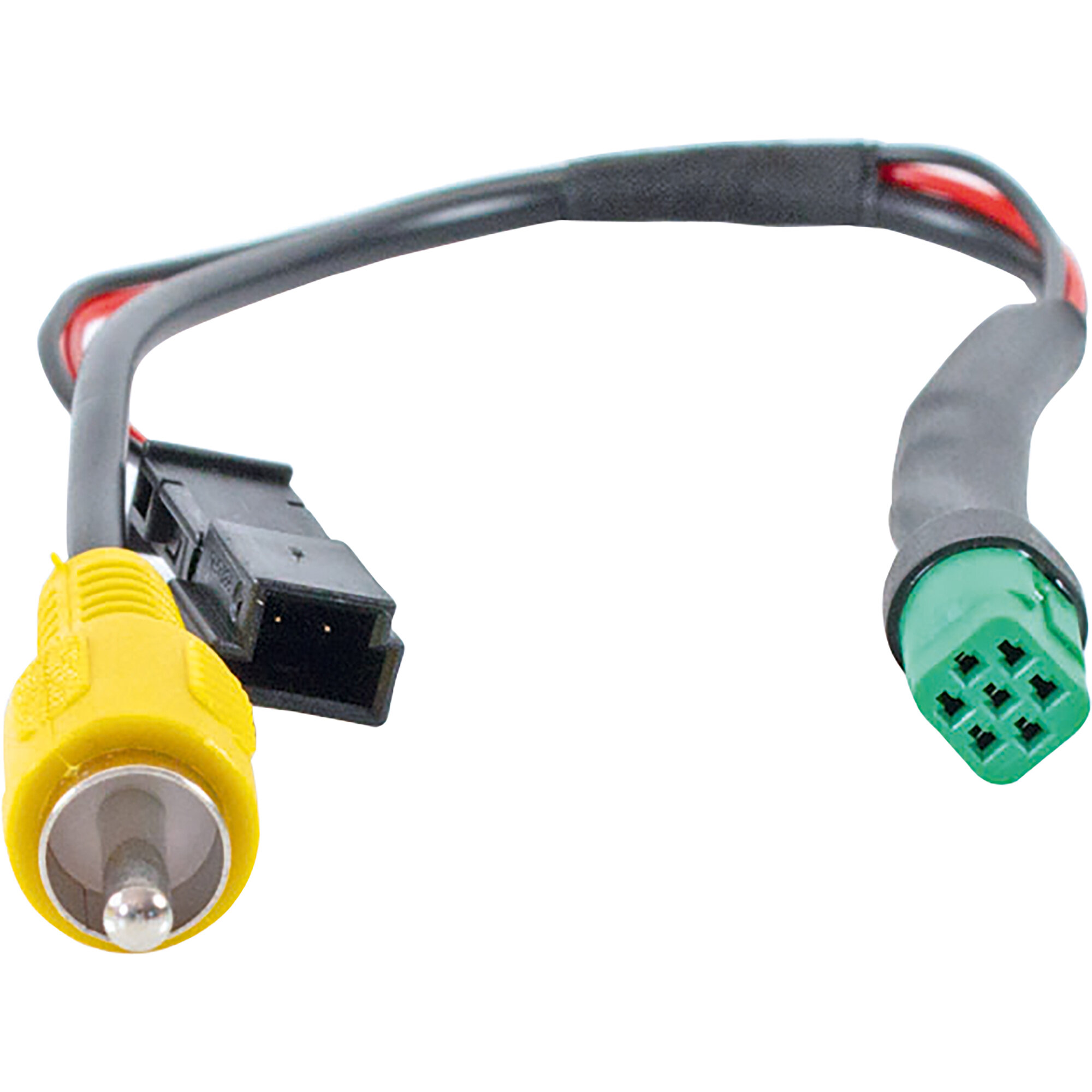 Adapter Monitor, 7-poliger Stecker grün auf Cinch-Stecker