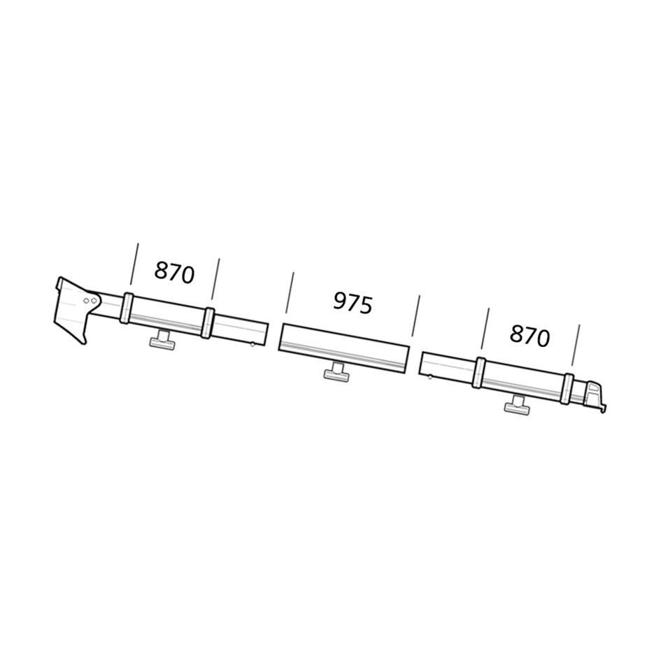 Klemmprofil Thule Residence/Panorama, rechts