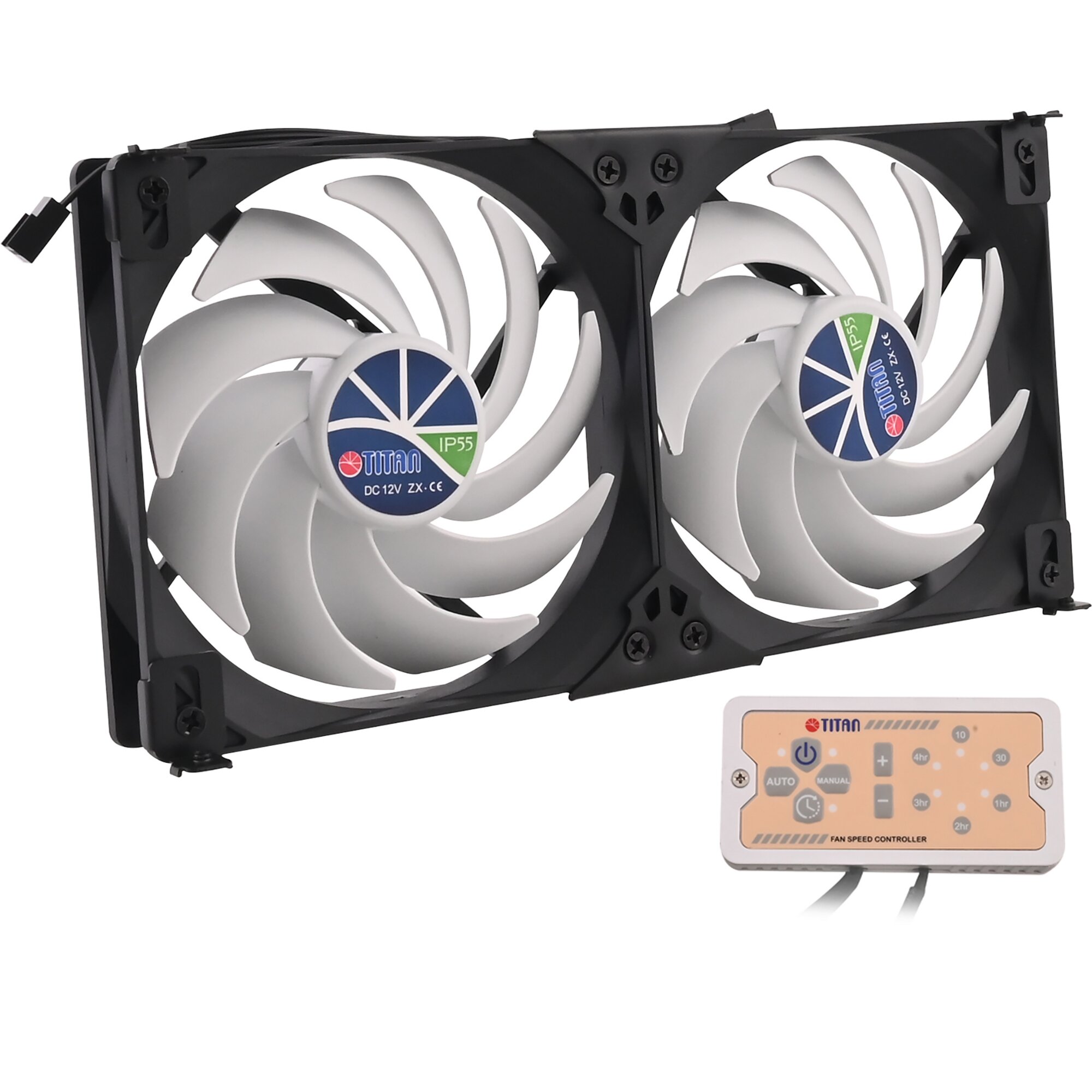 Kühlschrank-Doppellüfter Titan SC22V2+, 140 mm