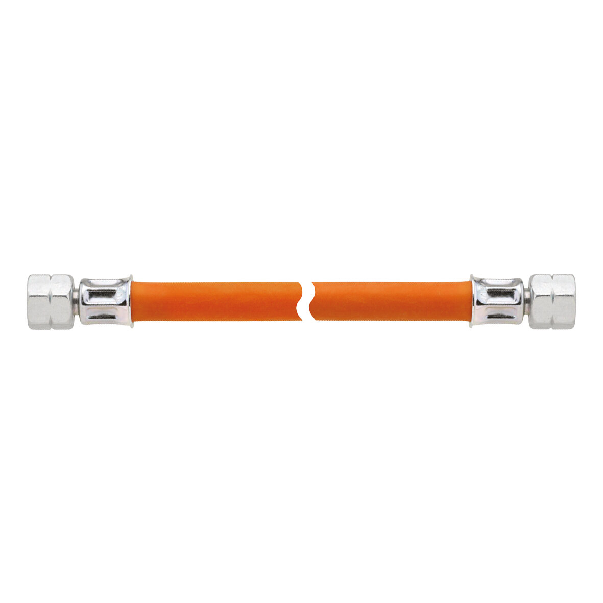 Mitteldruck-Schlauchleitung 10 bar, G1/4 LH-ÜM x G 1/4 LH-ÜM, 1500 mm