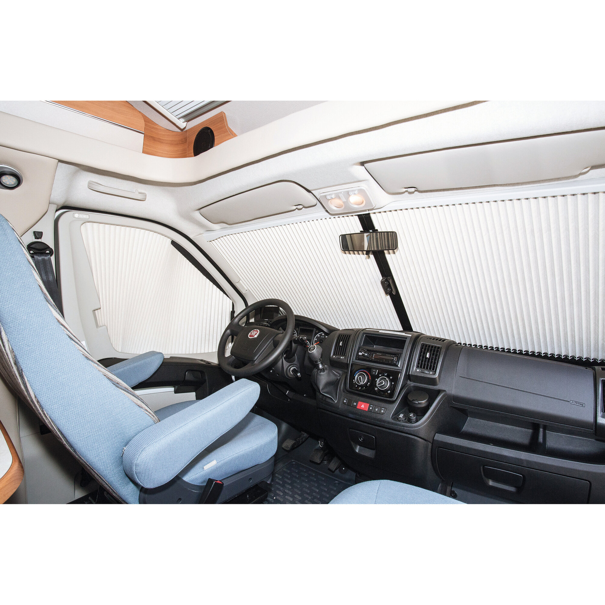 REMIfront IV für Fiat Ducato Bj. 2014/05 - 2021/08, beige, Frontteil für Fahrzeuge mit Sensorpaket mit Gehäuseform 1